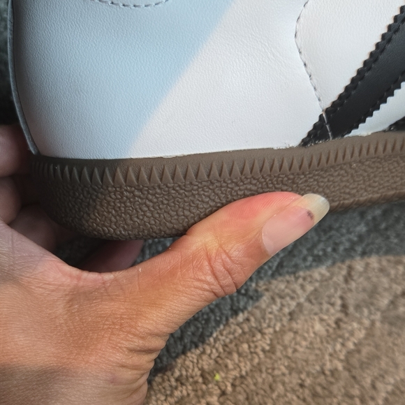 Adidas Samba White and Black Trainers Size 8 - Picture 14 of 16